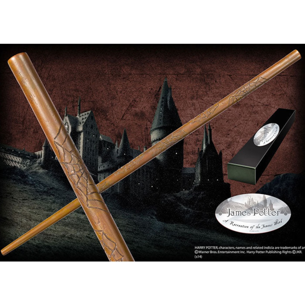 WAND JAMES POTTER BOXED REPLICA (TROLLSTAV)
