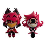 YOUTOOZ VINYL FIGURE HAZBIN HOTEL ALASTOR & NIFFTY 5cm