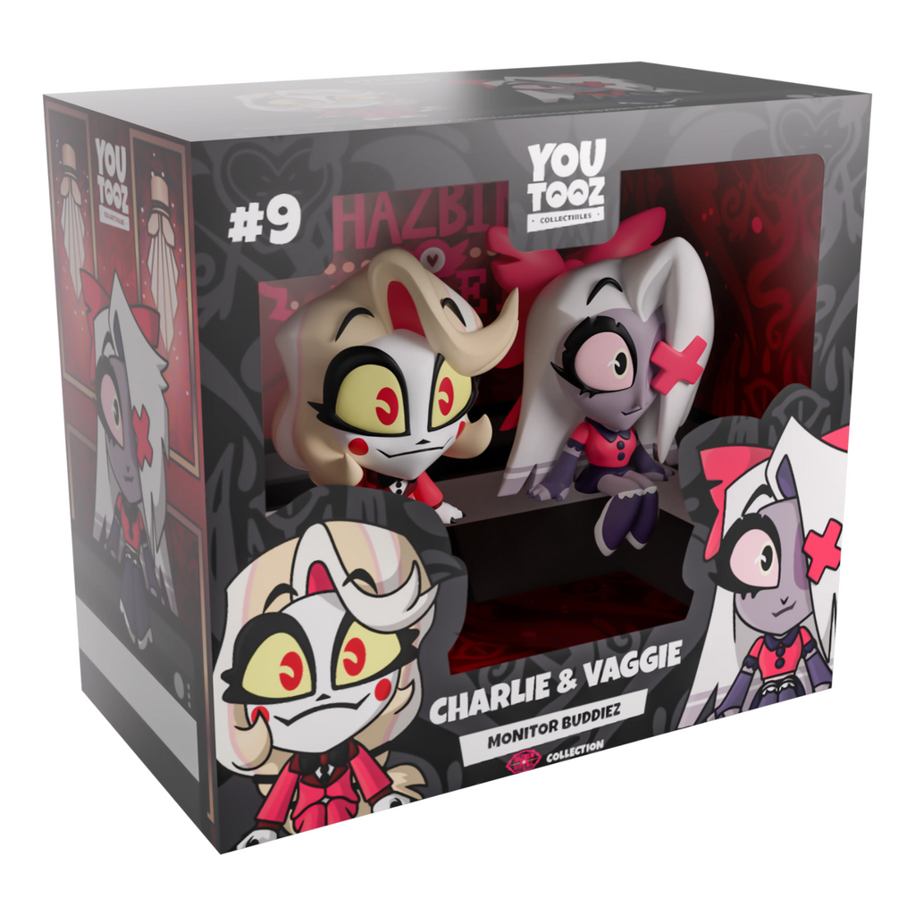 YOUTOOZ VINYL FIGURE HAZBIN HOTEL CHARLIE & VAGGIE 5cm