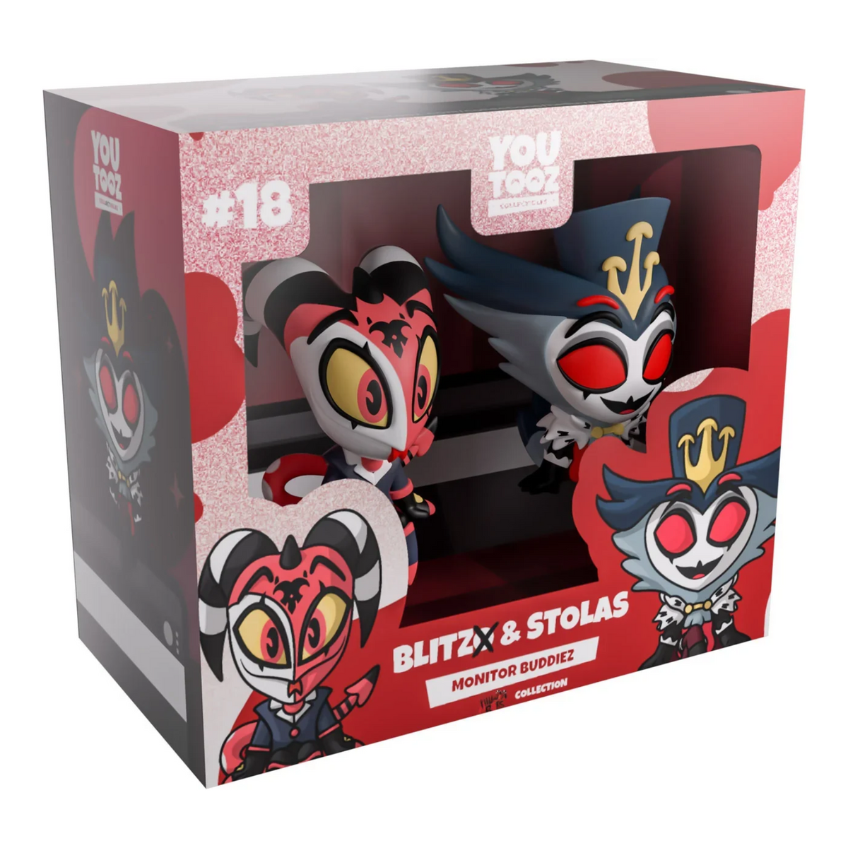 YOUTOOZ VINYL FIGURE HELLUVA BOSS BLITZO & STOLAS 5cm