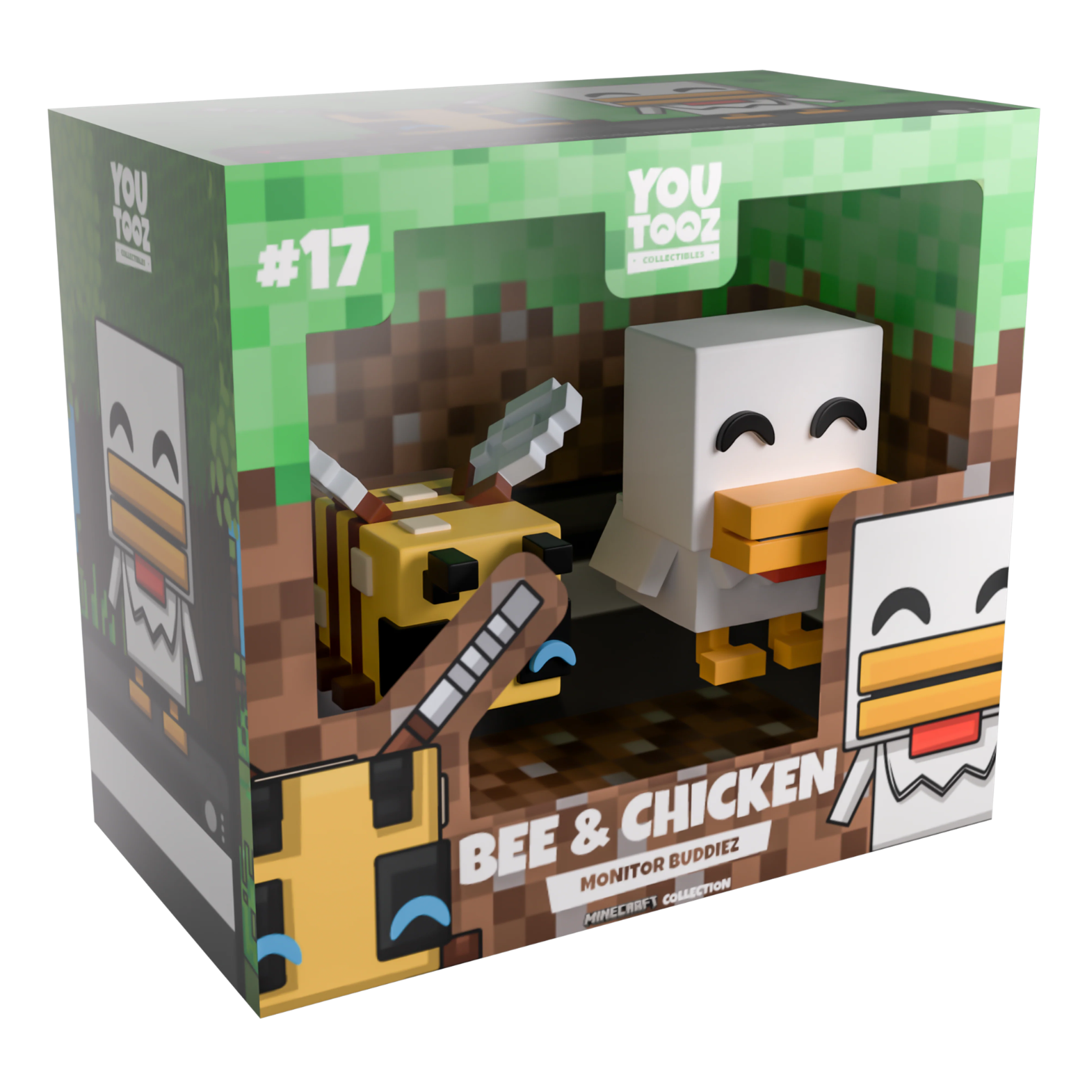 YOUTOOZ VINYL FIGURE MINECRAFT BEE & CHICKEN 5cm
