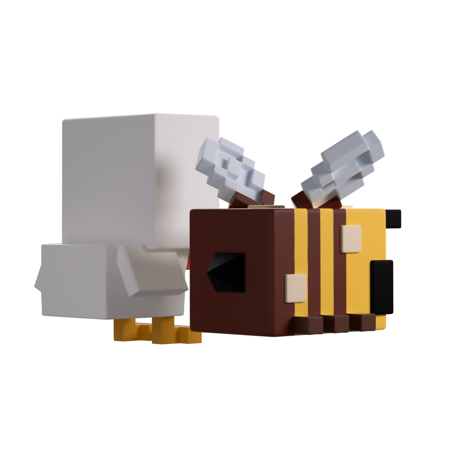 YOUTOOZ VINYL FIGURE MINECRAFT BEE & CHICKEN 5cm