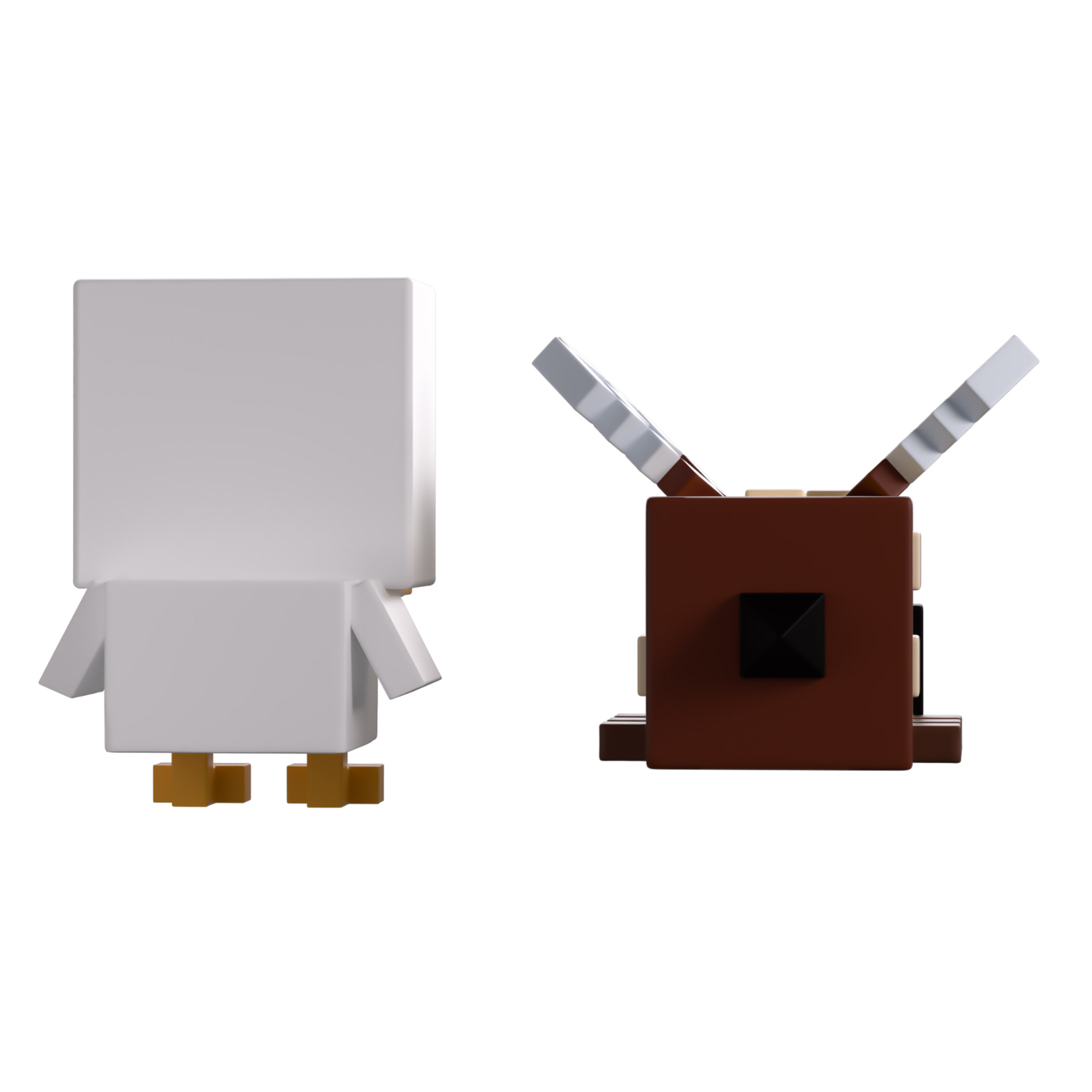 YOUTOOZ VINYL FIGURE MINECRAFT BEE & CHICKEN 5cm