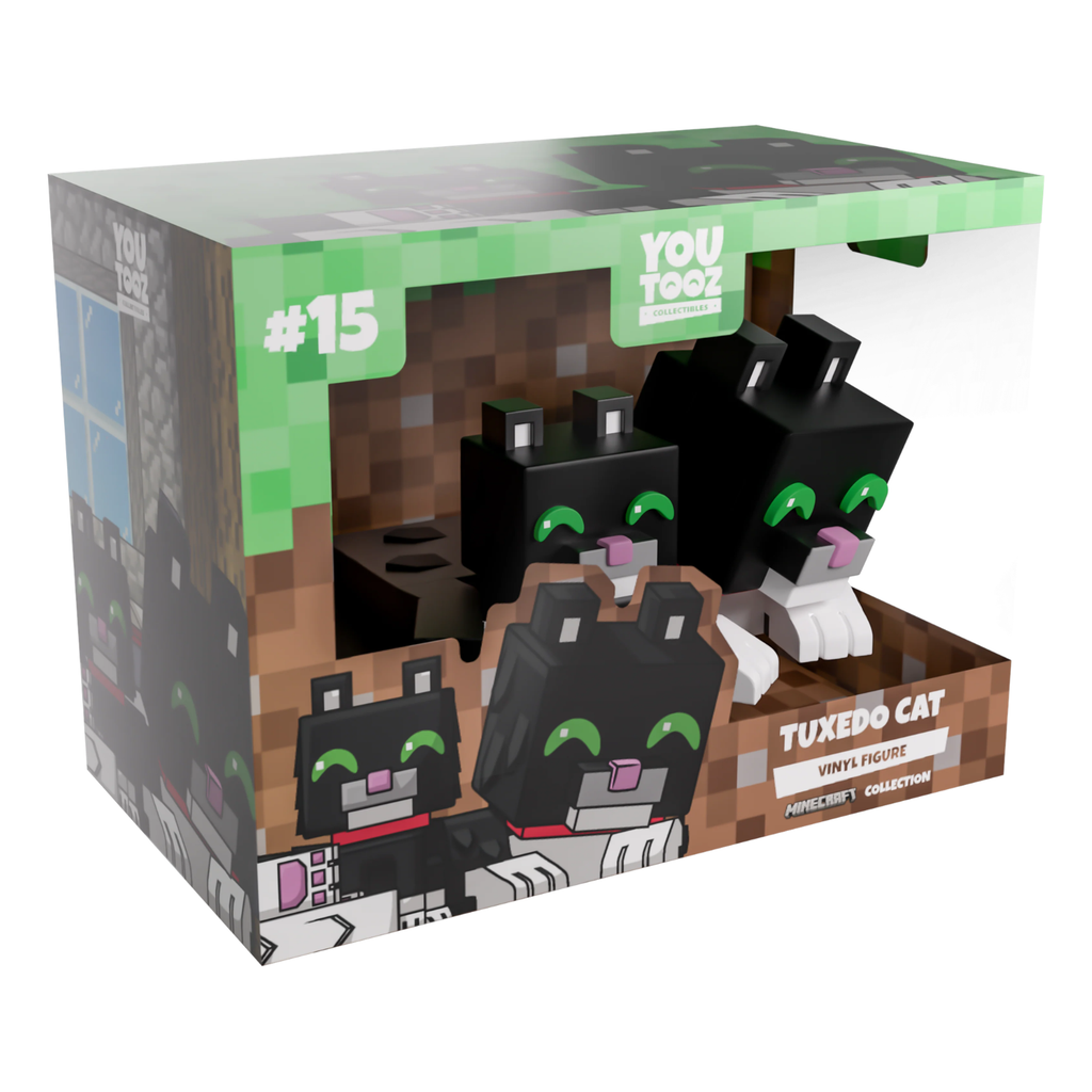 YOUTOOZ VINYL FIGURE MINECRAFT TUXEDO CAT 12cm