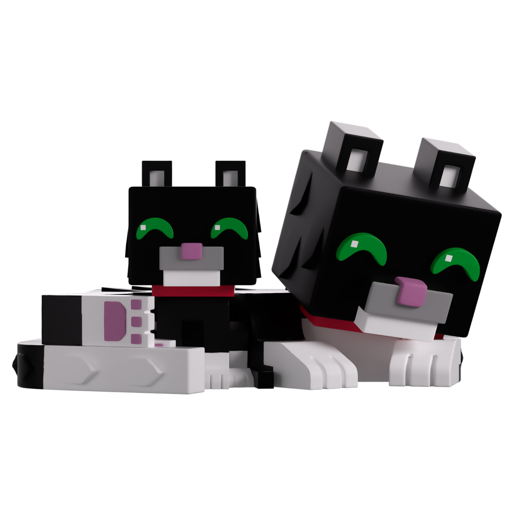 YOUTOOZ VINYL FIGURE MINECRAFT TUXEDO CAT 12cm