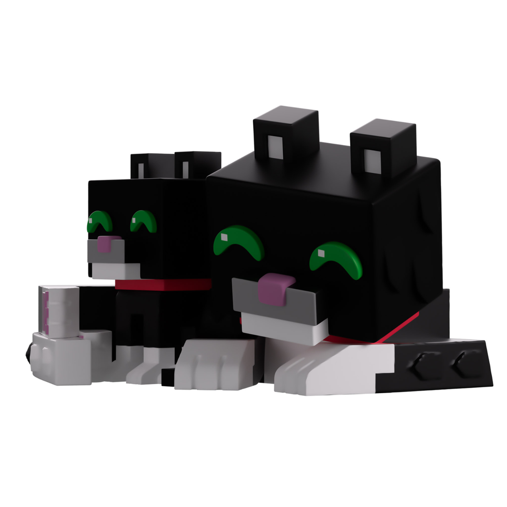 YOUTOOZ VINYL FIGURE MINECRAFT TUXEDO CAT 12cm