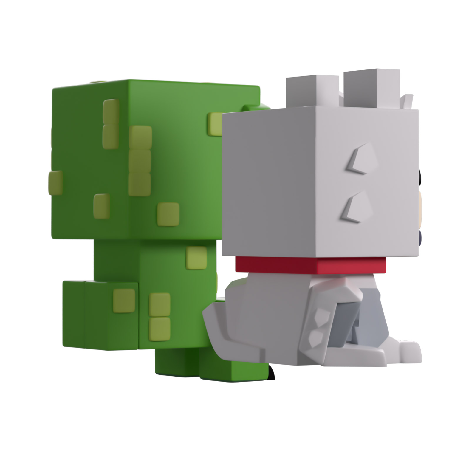 YOUTOOZ VINYL FIGURE MINECRAFTWOLF & CREEPER 5cm