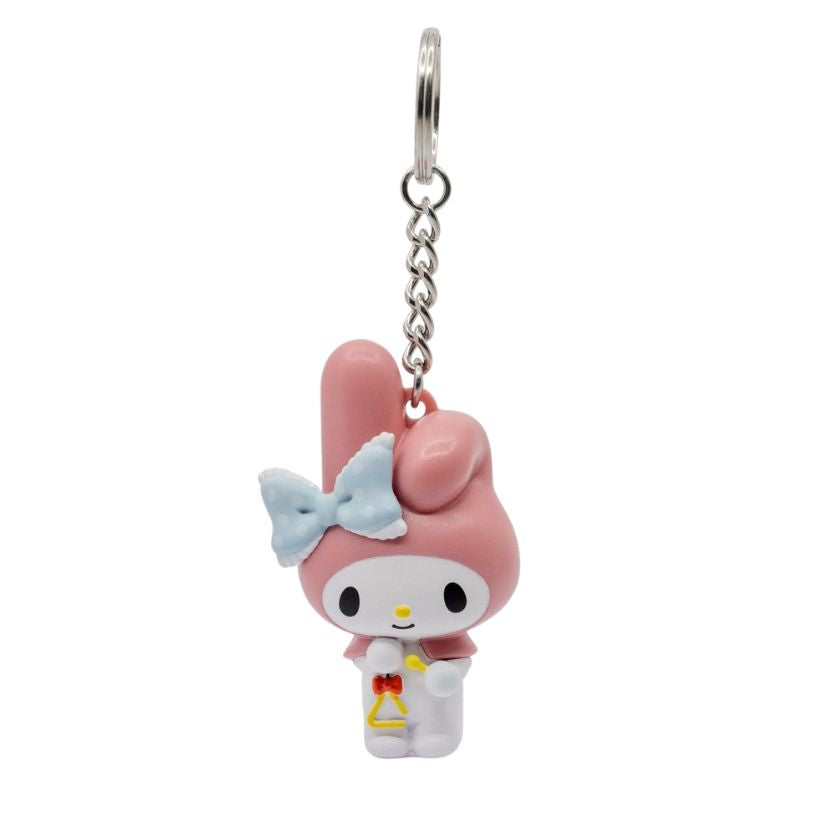 YUME SANRIO POCKET HERO KEYCHAIN HELLO KITTY & FRIENDS MY MELODY