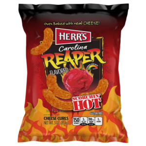 HERR'S CAROLINA REAPER FLAVORED CHEESE CURLS 184,3g