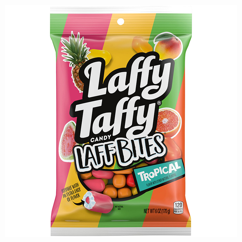 LAFFY TAFFY LAFF BITES TROPICAL 170g beställ LAFFY TAFFY LAFF BITES TROPICAL 170g online OVRHYPD