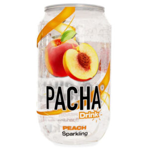 PACHA DRINK SPARKLING WATER PEACH 330ml